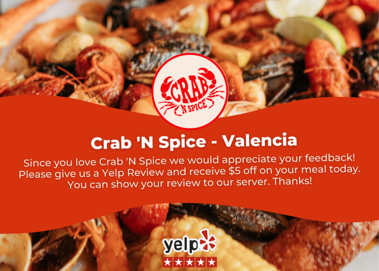 Yelp Review Eats Crab N' SPice